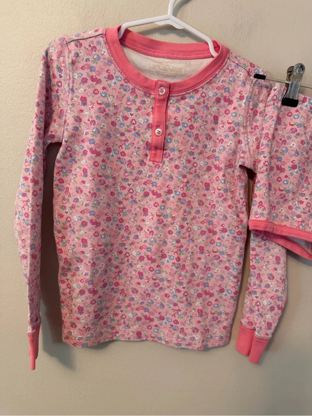 The Beaufort Bonnet Company Pink Floral Long Sleeve Pajama Set